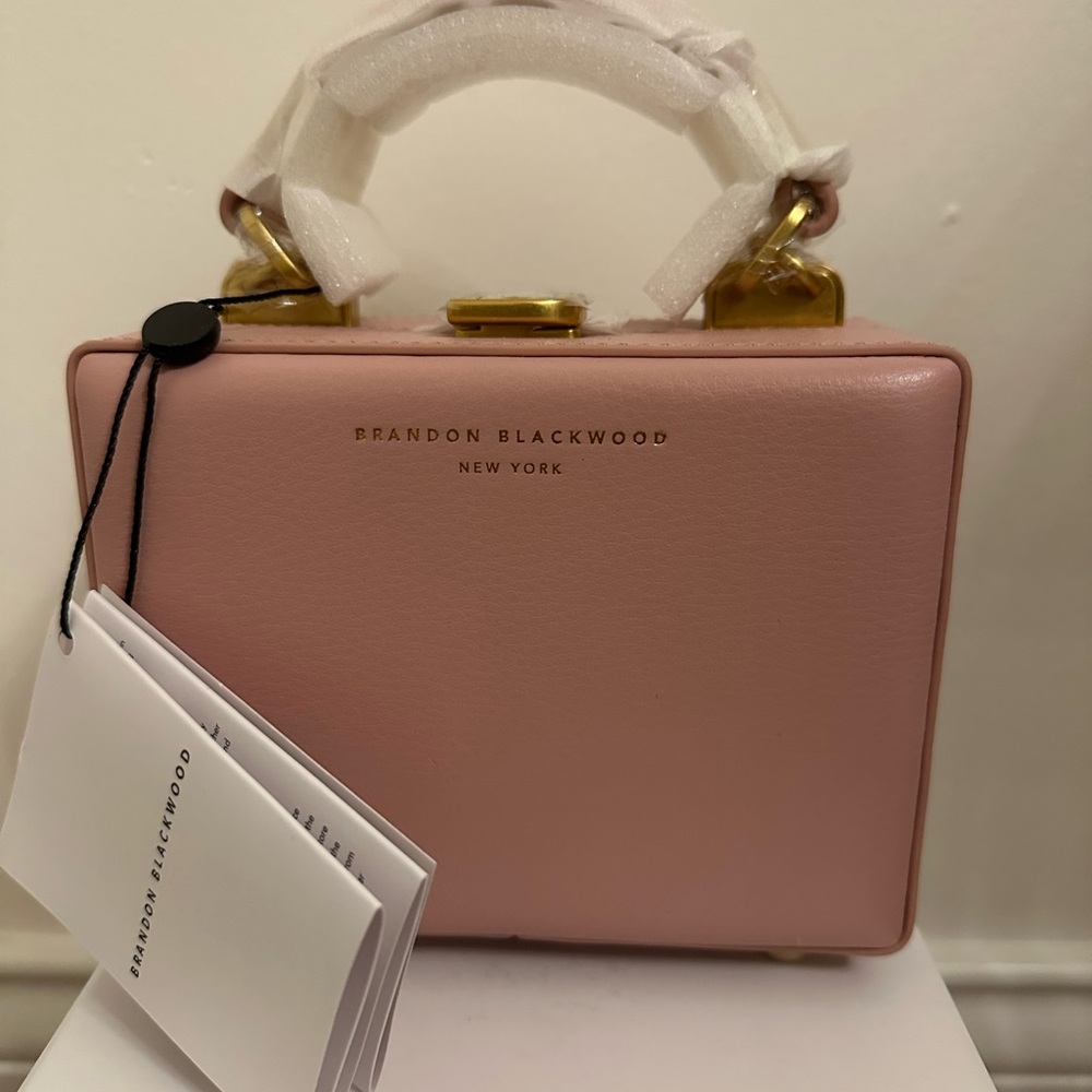 Brandon Blackwood Mini Kendrick Trunk - Soft Pink Leather
